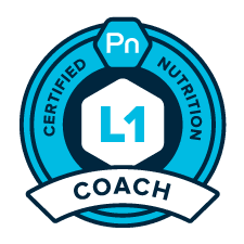 Precision Nutrition Level 1 Certified Coach badge